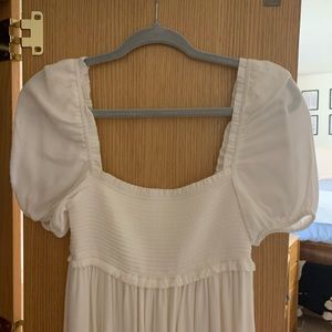 White aritzia sundeh dress